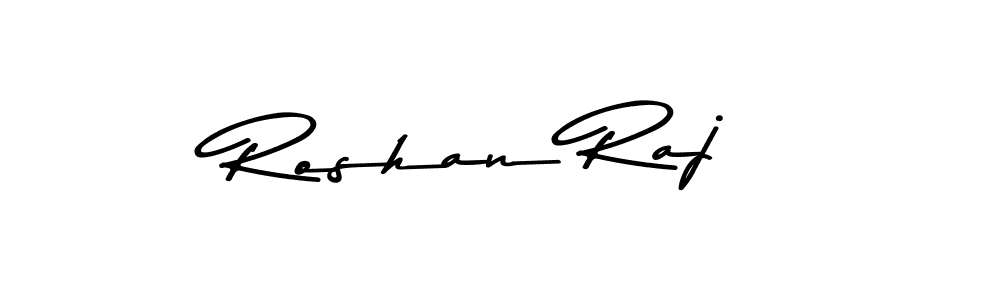 Make a beautiful signature design for name Roshan Raj. With this signature (Asem Kandis PERSONAL USE) style, you can create a handwritten signature for free. Roshan Raj signature style 9 images and pictures png