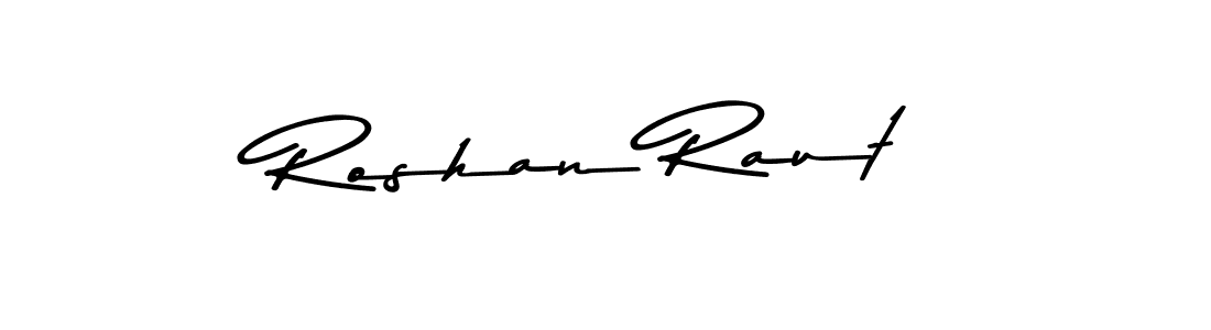 Also You can easily find your signature by using the search form. We will create Roshan Raut name handwritten signature images for you free of cost using Asem Kandis PERSONAL USE sign style. Roshan Raut signature style 9 images and pictures png
