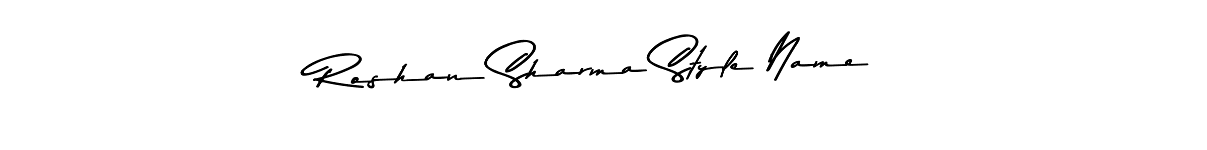 Make a beautiful signature design for name Roshan Sharma Style Name. Use this online signature maker to create a handwritten signature for free. Roshan Sharma Style Name signature style 9 images and pictures png
