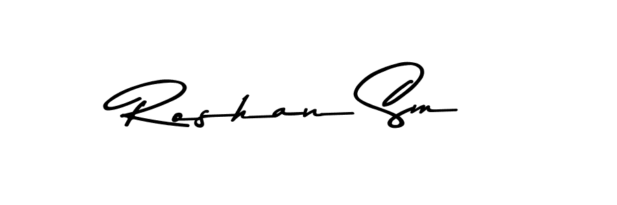 You should practise on your own different ways (Asem Kandis PERSONAL USE) to write your name (Roshan Sm) in signature. don't let someone else do it for you. Roshan Sm signature style 9 images and pictures png