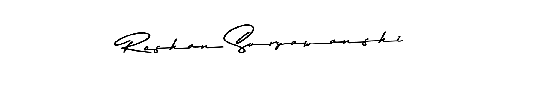 How to make Roshan Suryawanshi signature? Asem Kandis PERSONAL USE is a professional autograph style. Create handwritten signature for Roshan Suryawanshi name. Roshan Suryawanshi signature style 9 images and pictures png