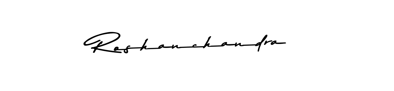 Also we have Roshanchandra name is the best signature style. Create professional handwritten signature collection using Asem Kandis PERSONAL USE autograph style. Roshanchandra signature style 9 images and pictures png