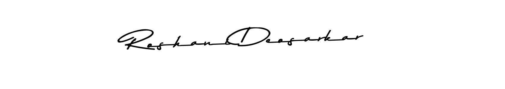Make a short Roshani Deosarkar signature style. Manage your documents anywhere anytime using Asem Kandis PERSONAL USE. Create and add eSignatures, submit forms, share and send files easily. Roshani Deosarkar signature style 9 images and pictures png