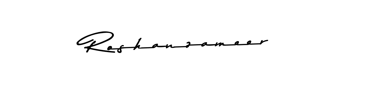Also we have Roshanzameer name is the best signature style. Create professional handwritten signature collection using Asem Kandis PERSONAL USE autograph style. Roshanzameer signature style 9 images and pictures png