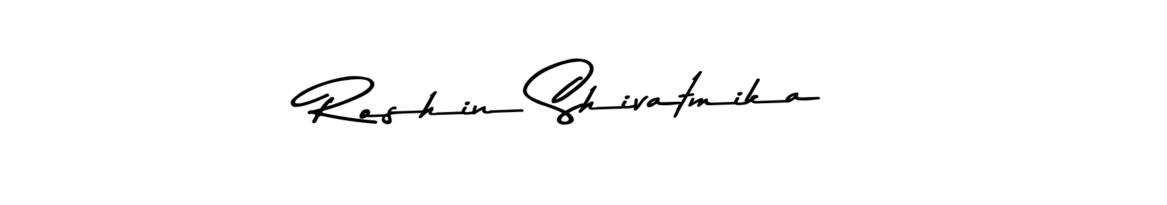 Use a signature maker to create a handwritten signature online. With this signature software, you can design (Asem Kandis PERSONAL USE) your own signature for name Roshin Shivatmika. Roshin Shivatmika signature style 9 images and pictures png