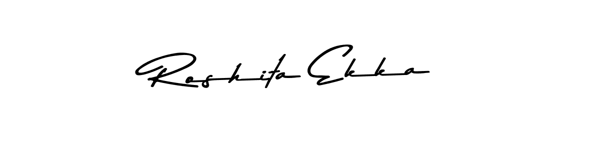Make a beautiful signature design for name Roshita Ekka. Use this online signature maker to create a handwritten signature for free. Roshita Ekka signature style 9 images and pictures png