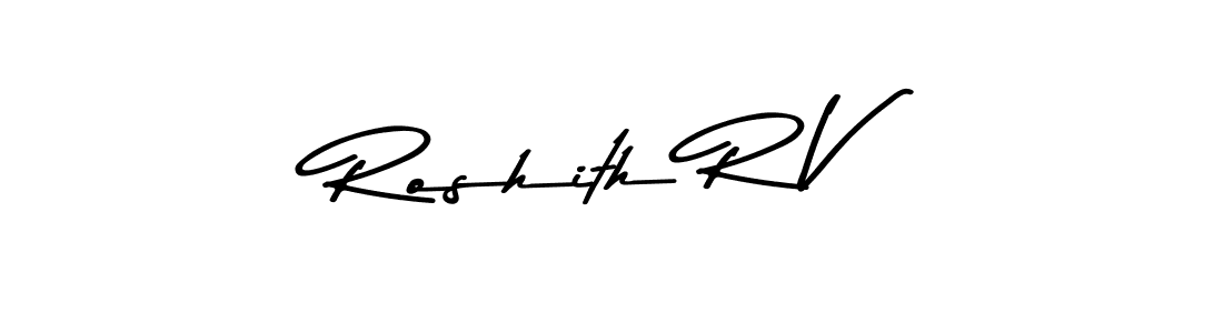 Here are the top 10 professional signature styles for the name Roshith R V. These are the best autograph styles you can use for your name. Roshith R V signature style 9 images and pictures png