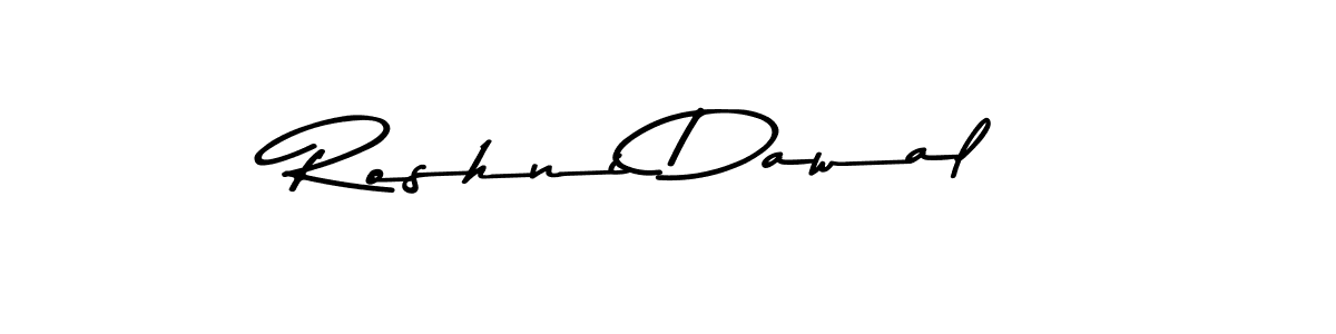 Design your own signature with our free online signature maker. With this signature software, you can create a handwritten (Asem Kandis PERSONAL USE) signature for name Roshni Dawal. Roshni Dawal signature style 9 images and pictures png