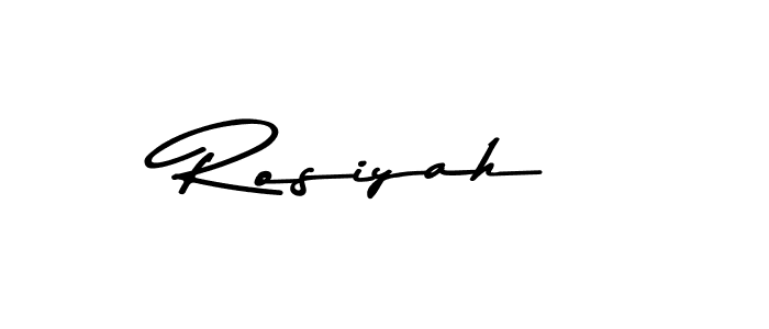 How to make Rosiyah signature? Asem Kandis PERSONAL USE is a professional autograph style. Create handwritten signature for Rosiyah name. Rosiyah signature style 9 images and pictures png