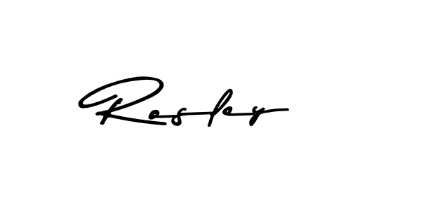 Rosley stylish signature style. Best Handwritten Sign (Asem Kandis PERSONAL USE) for my name. Handwritten Signature Collection Ideas for my name Rosley. Rosley signature style 9 images and pictures png