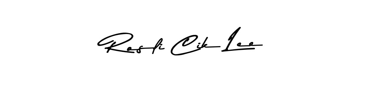 Check out images of Autograph of Rosli Cik Lee name. Actor Rosli Cik Lee Signature Style. Asem Kandis PERSONAL USE is a professional sign style online. Rosli Cik Lee signature style 9 images and pictures png