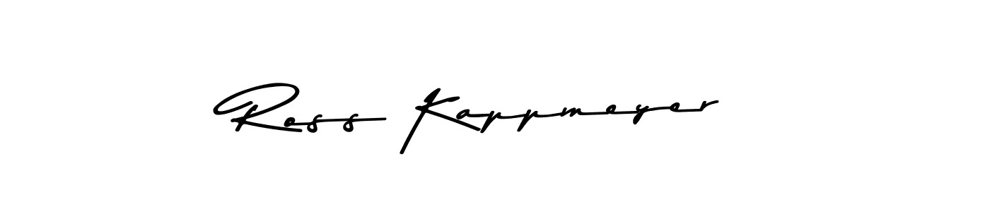 Use a signature maker to create a handwritten signature online. With this signature software, you can design (Asem Kandis PERSONAL USE) your own signature for name Ross Kappmeyer. Ross Kappmeyer signature style 9 images and pictures png