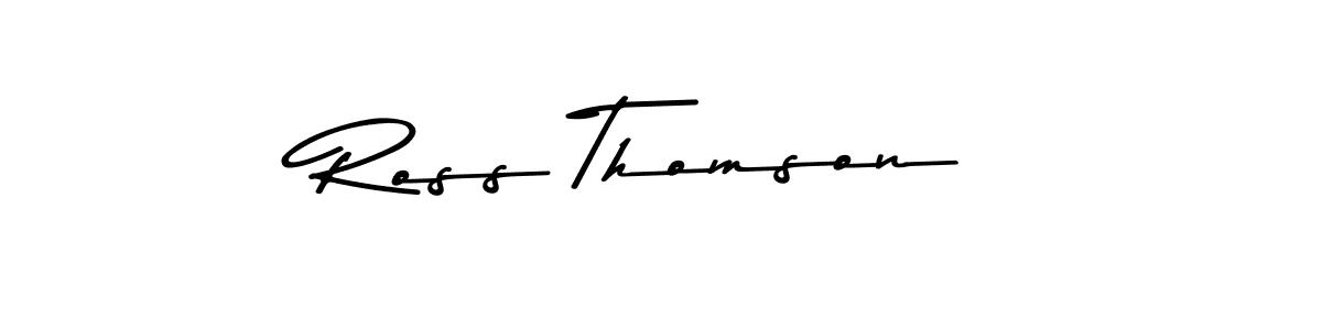 Also You can easily find your signature by using the search form. We will create Ross Thomson name handwritten signature images for you free of cost using Asem Kandis PERSONAL USE sign style. Ross Thomson signature style 9 images and pictures png