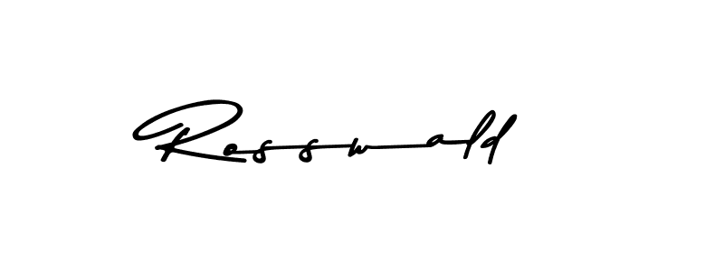 Also we have Rosswald name is the best signature style. Create professional handwritten signature collection using Asem Kandis PERSONAL USE autograph style. Rosswald signature style 9 images and pictures png