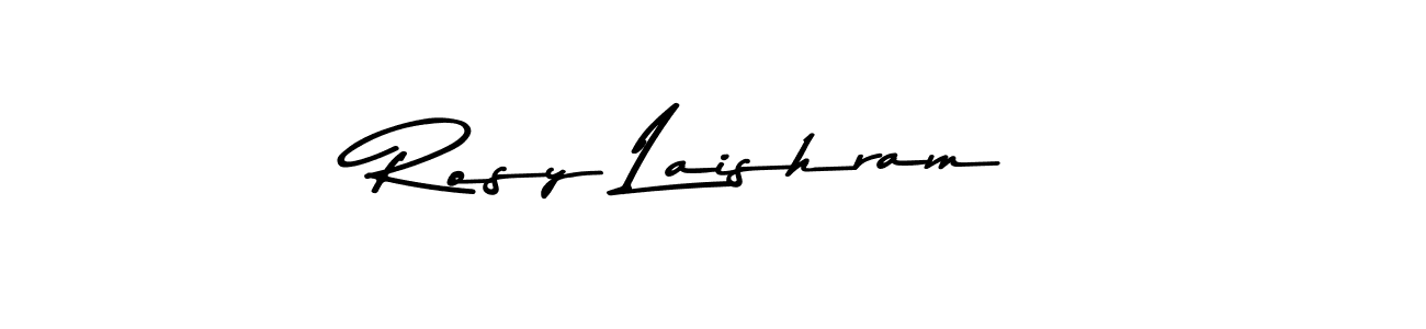 Asem Kandis PERSONAL USE is a professional signature style that is perfect for those who want to add a touch of class to their signature. It is also a great choice for those who want to make their signature more unique. Get Rosy Laishram name to fancy signature for free. Rosy Laishram signature style 9 images and pictures png