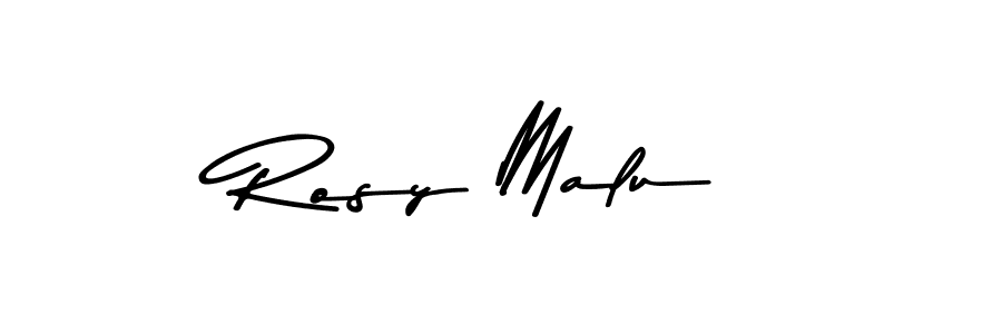 Also You can easily find your signature by using the search form. We will create Rosy Malu name handwritten signature images for you free of cost using Asem Kandis PERSONAL USE sign style. Rosy Malu signature style 9 images and pictures png