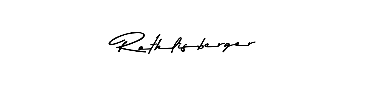 Make a beautiful signature design for name Rothlisberger. With this signature (Asem Kandis PERSONAL USE) style, you can create a handwritten signature for free. Rothlisberger signature style 9 images and pictures png