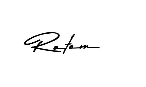 Rotom stylish signature style. Best Handwritten Sign (Asem Kandis PERSONAL USE) for my name. Handwritten Signature Collection Ideas for my name Rotom. Rotom signature style 9 images and pictures png