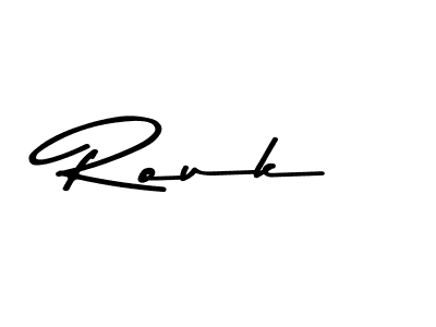 Similarly Asem Kandis PERSONAL USE is the best handwritten signature design. Signature creator online .You can use it as an online autograph creator for name Rouk. Rouk signature style 9 images and pictures png