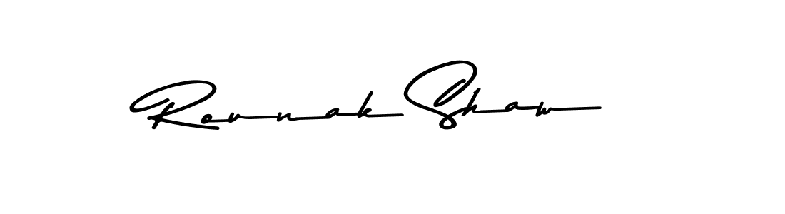 You should practise on your own different ways (Asem Kandis PERSONAL USE) to write your name (Rounak Shaw) in signature. don't let someone else do it for you. Rounak Shaw signature style 9 images and pictures png