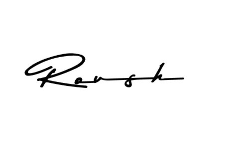 Similarly Asem Kandis PERSONAL USE is the best handwritten signature design. Signature creator online .You can use it as an online autograph creator for name Roush. Roush signature style 9 images and pictures png