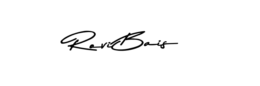 if you are searching for the best signature style for your name Rovi Bais. so please give up your signature search. here we have designed multiple signature styles  using Asem Kandis PERSONAL USE. Rovi Bais signature style 9 images and pictures png