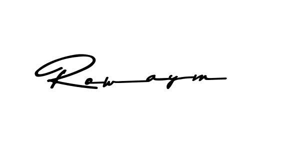 Here are the top 10 professional signature styles for the name Rowaym. These are the best autograph styles you can use for your name. Rowaym signature style 9 images and pictures png