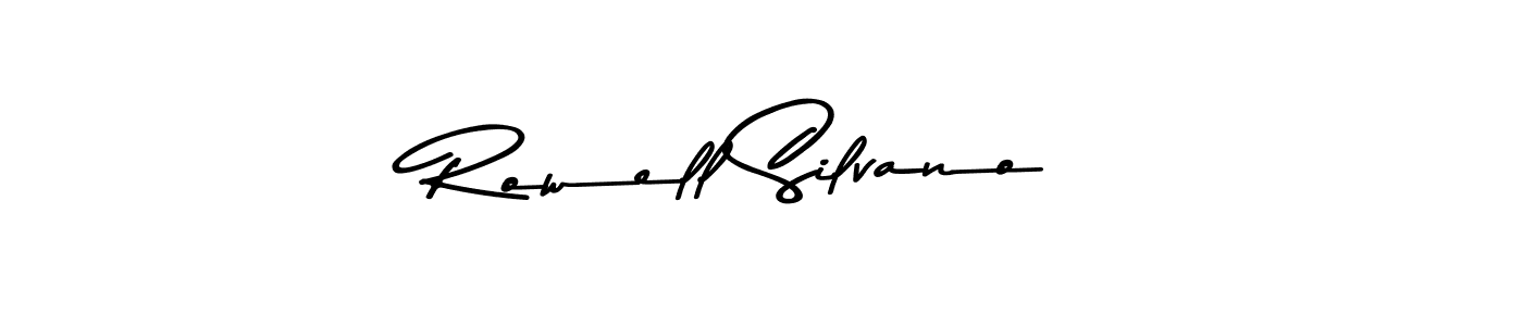 Make a beautiful signature design for name Rowell Silvano. Use this online signature maker to create a handwritten signature for free. Rowell Silvano signature style 9 images and pictures png