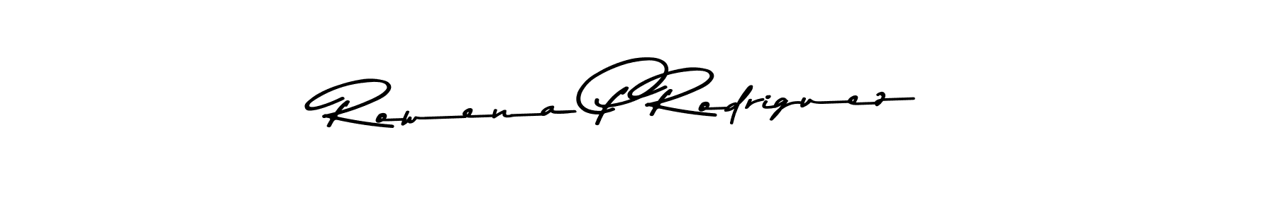 Make a short Rowena P Rodriguez signature style. Manage your documents anywhere anytime using Asem Kandis PERSONAL USE. Create and add eSignatures, submit forms, share and send files easily. Rowena P Rodriguez signature style 9 images and pictures png