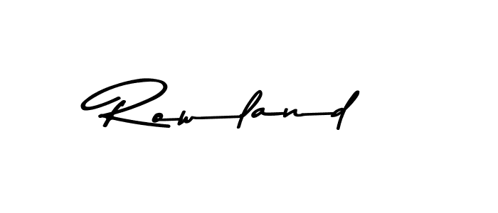 Make a short Rowland signature style. Manage your documents anywhere anytime using Asem Kandis PERSONAL USE. Create and add eSignatures, submit forms, share and send files easily. Rowland signature style 9 images and pictures png