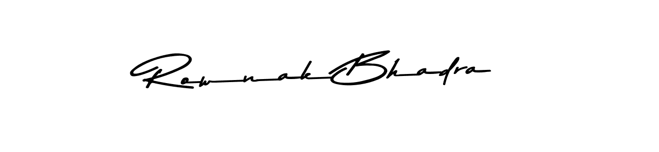 if you are searching for the best signature style for your name Rownak Bhadra. so please give up your signature search. here we have designed multiple signature styles  using Asem Kandis PERSONAL USE. Rownak Bhadra signature style 9 images and pictures png