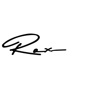 Rox stylish signature style. Best Handwritten Sign (Asem Kandis PERSONAL USE) for my name. Handwritten Signature Collection Ideas for my name Rox. Rox signature style 9 images and pictures png