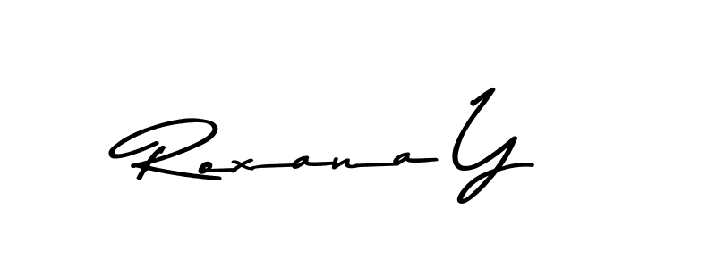 Make a beautiful signature design for name Roxana Y. Use this online signature maker to create a handwritten signature for free. Roxana Y signature style 9 images and pictures png