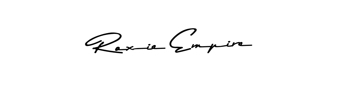 The best way (Asem Kandis PERSONAL USE) to make a short signature is to pick only two or three words in your name. The name Roxie Empire include a total of six letters. For converting this name. Roxie Empire signature style 9 images and pictures png