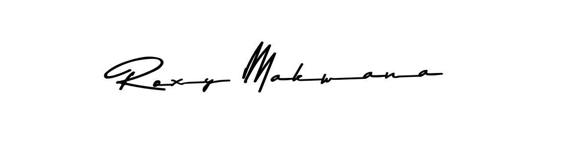 Use a signature maker to create a handwritten signature online. With this signature software, you can design (Asem Kandis PERSONAL USE) your own signature for name Roxy Makwana. Roxy Makwana signature style 9 images and pictures png