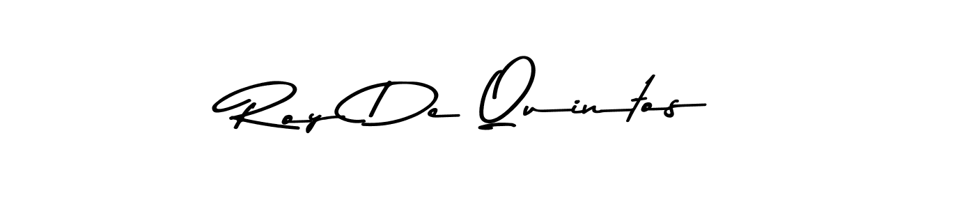 Make a beautiful signature design for name Roy De Quintos. With this signature (Asem Kandis PERSONAL USE) style, you can create a handwritten signature for free. Roy De Quintos signature style 9 images and pictures png