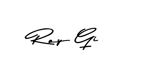 Roy Gi stylish signature style. Best Handwritten Sign (Asem Kandis PERSONAL USE) for my name. Handwritten Signature Collection Ideas for my name Roy Gi. Roy Gi signature style 9 images and pictures png