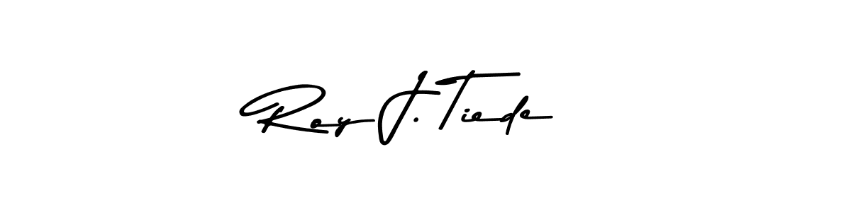 Make a beautiful signature design for name Roy J. Tiede. Use this online signature maker to create a handwritten signature for free. Roy J. Tiede signature style 9 images and pictures png