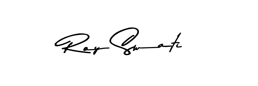 Use a signature maker to create a handwritten signature online. With this signature software, you can design (Asem Kandis PERSONAL USE) your own signature for name Roy Swati. Roy Swati signature style 9 images and pictures png