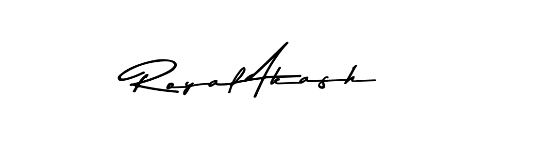 How to make Royal Akash signature? Asem Kandis PERSONAL USE is a professional autograph style. Create handwritten signature for Royal Akash name. Royal Akash signature style 9 images and pictures png