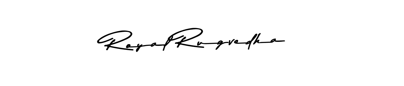 Make a beautiful signature design for name Royal Rugvedha. Use this online signature maker to create a handwritten signature for free. Royal Rugvedha signature style 9 images and pictures png
