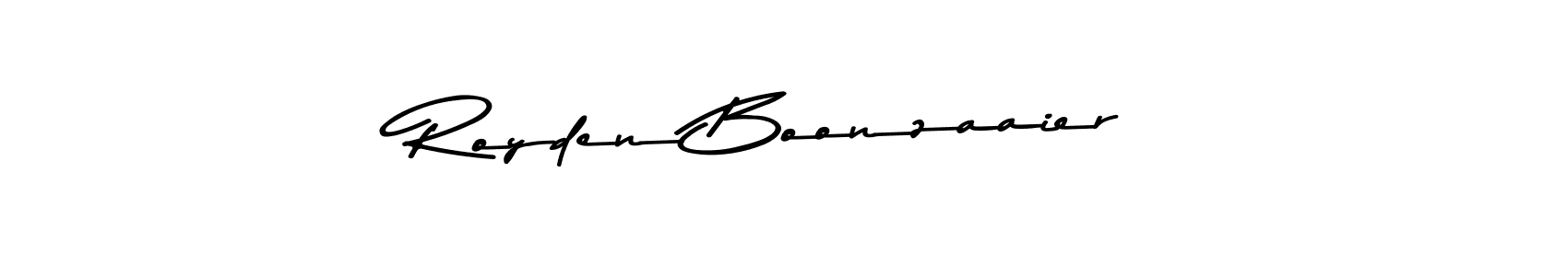 How to make Royden Boonzaaier name signature. Use Asem Kandis PERSONAL USE style for creating short signs online. This is the latest handwritten sign. Royden Boonzaaier signature style 9 images and pictures png