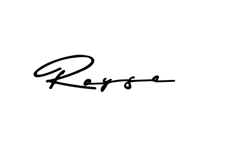 Make a beautiful signature design for name Royse. With this signature (Asem Kandis PERSONAL USE) style, you can create a handwritten signature for free. Royse signature style 9 images and pictures png