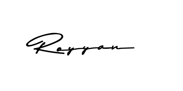 How to make Royyan signature? Asem Kandis PERSONAL USE is a professional autograph style. Create handwritten signature for Royyan name. Royyan signature style 9 images and pictures png