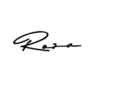 Use a signature maker to create a handwritten signature online. With this signature software, you can design (Asem Kandis PERSONAL USE) your own signature for name Roza. Roza signature style 9 images and pictures png
