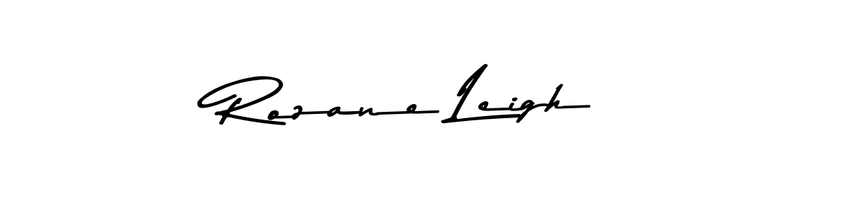 Use a signature maker to create a handwritten signature online. With this signature software, you can design (Asem Kandis PERSONAL USE) your own signature for name Rozane Leigh. Rozane Leigh signature style 9 images and pictures png