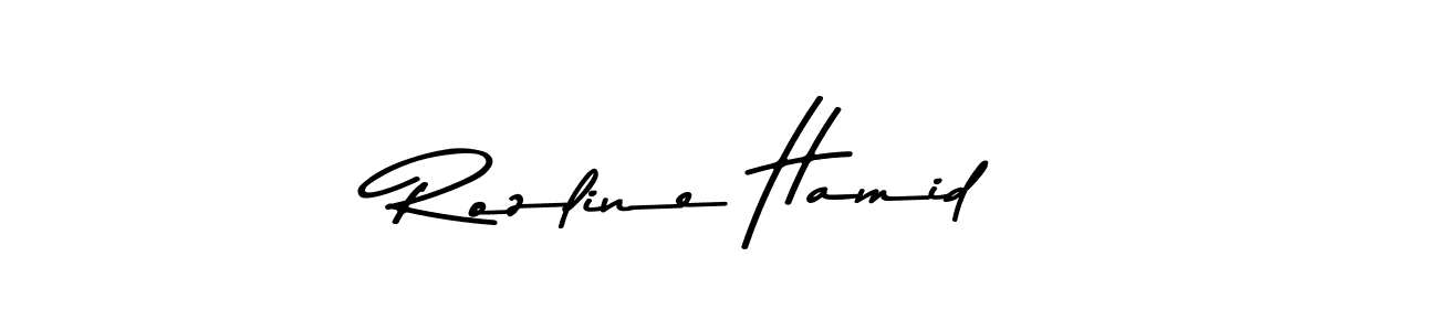 Check out images of Autograph of Rozline Hamid name. Actor Rozline Hamid Signature Style. Asem Kandis PERSONAL USE is a professional sign style online. Rozline Hamid signature style 9 images and pictures png