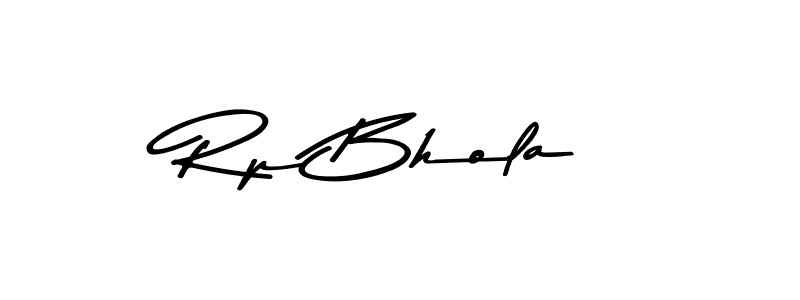 Make a beautiful signature design for name Rp Bhola. With this signature (Asem Kandis PERSONAL USE) style, you can create a handwritten signature for free. Rp Bhola signature style 9 images and pictures png