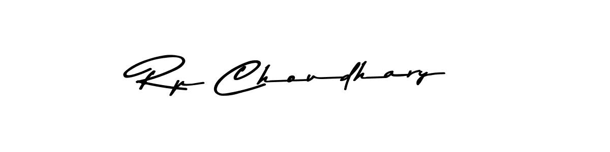 Create a beautiful signature design for name Rp Choudhary. With this signature (Asem Kandis PERSONAL USE) fonts, you can make a handwritten signature for free. Rp Choudhary signature style 9 images and pictures png