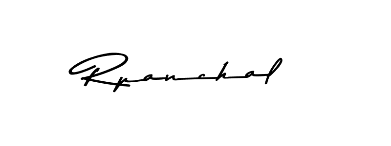 Rpanchal stylish signature style. Best Handwritten Sign (Asem Kandis PERSONAL USE) for my name. Handwritten Signature Collection Ideas for my name Rpanchal. Rpanchal signature style 9 images and pictures png